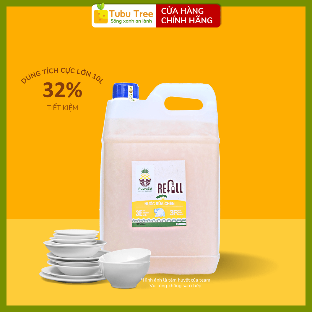 Nước rửa chén Fuwa3e