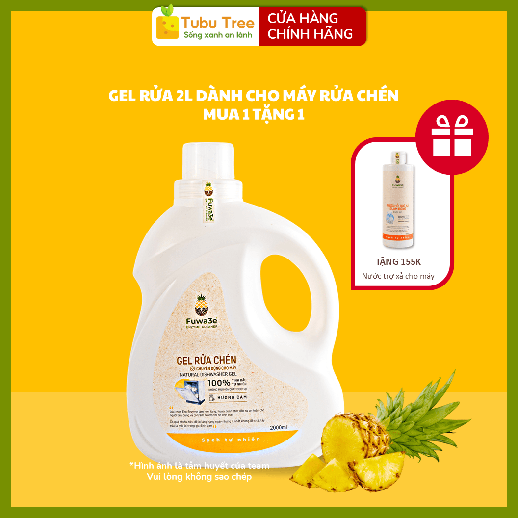 Gel rửa chén cho máy rửa chén bát Fuwa3e