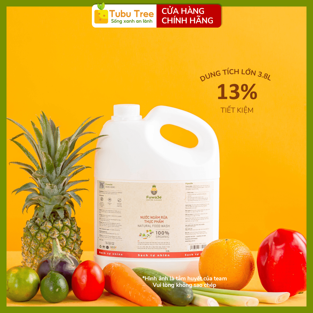 Nước ngâm rửa thực phẩm hữu cơ Fuwa3e