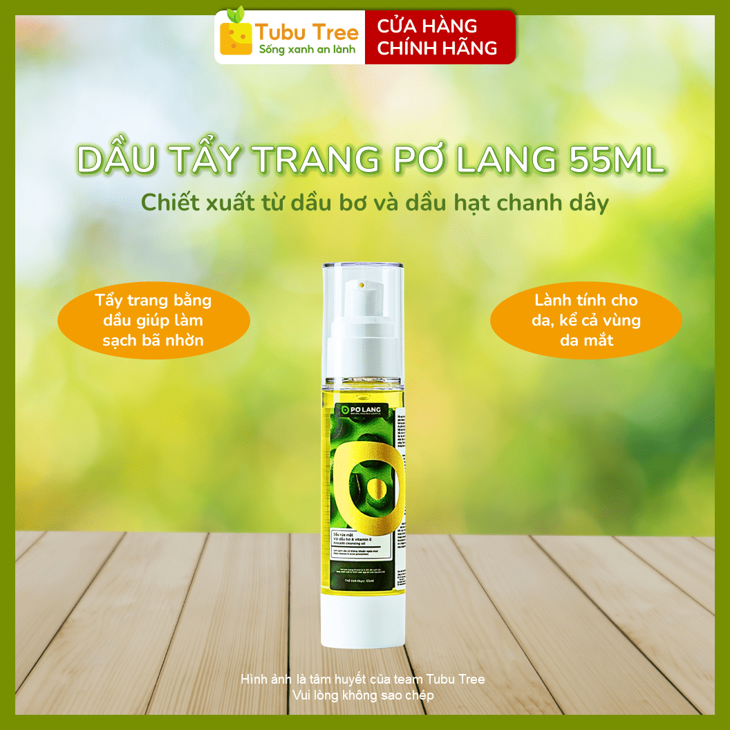 Dầu tẩy trang rửa mặt Pơ Lang 2 trong 1