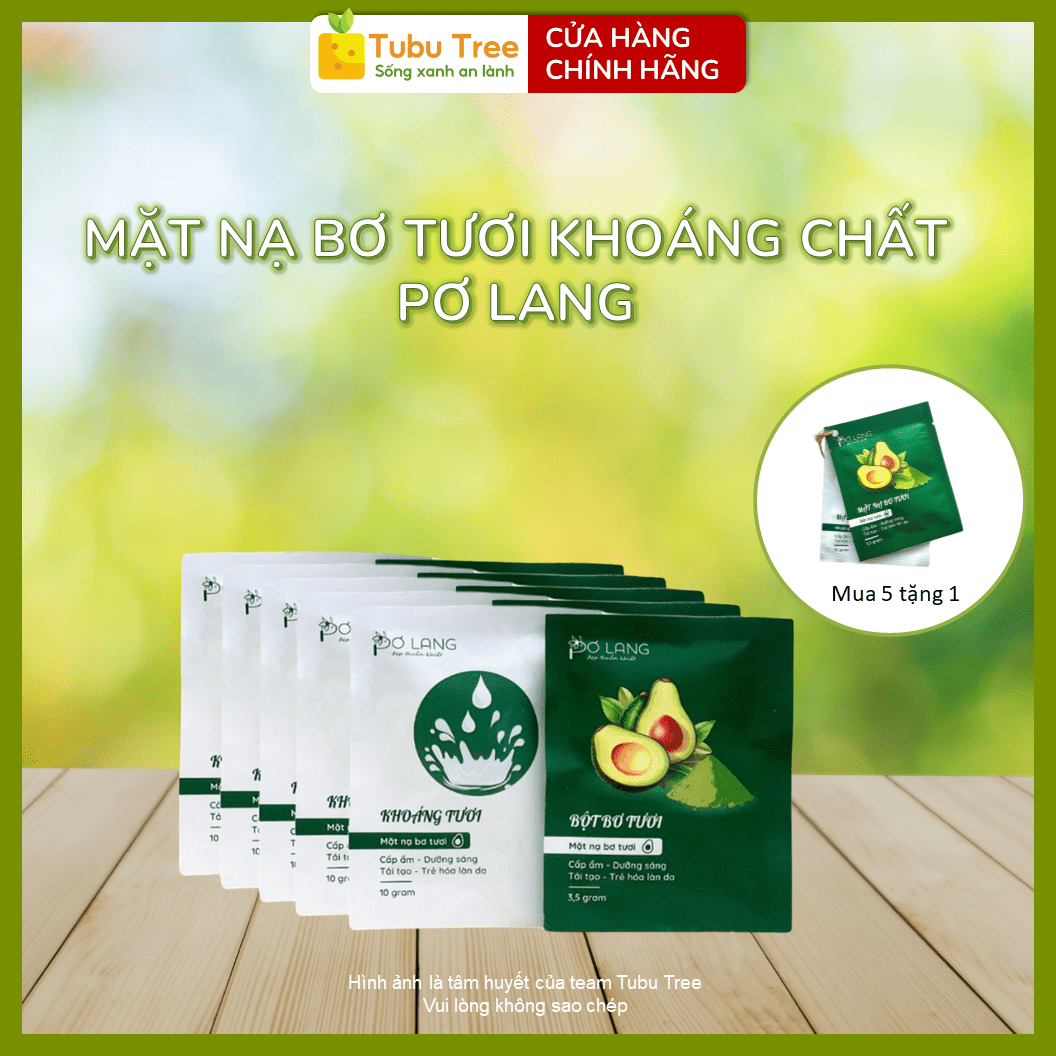 Mặt nạ bơ tươi Pơ Lang