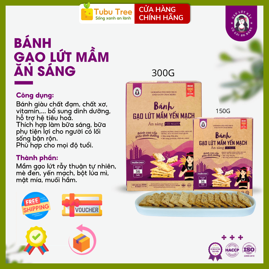Bánh mầm gạo lứt BH.NONG