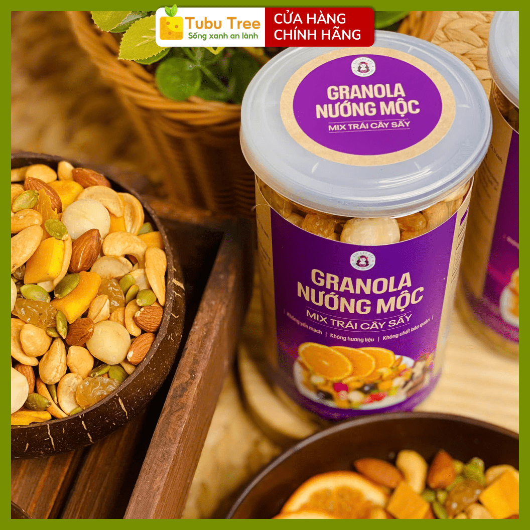Granola mix trái cây sấy BH.NONG