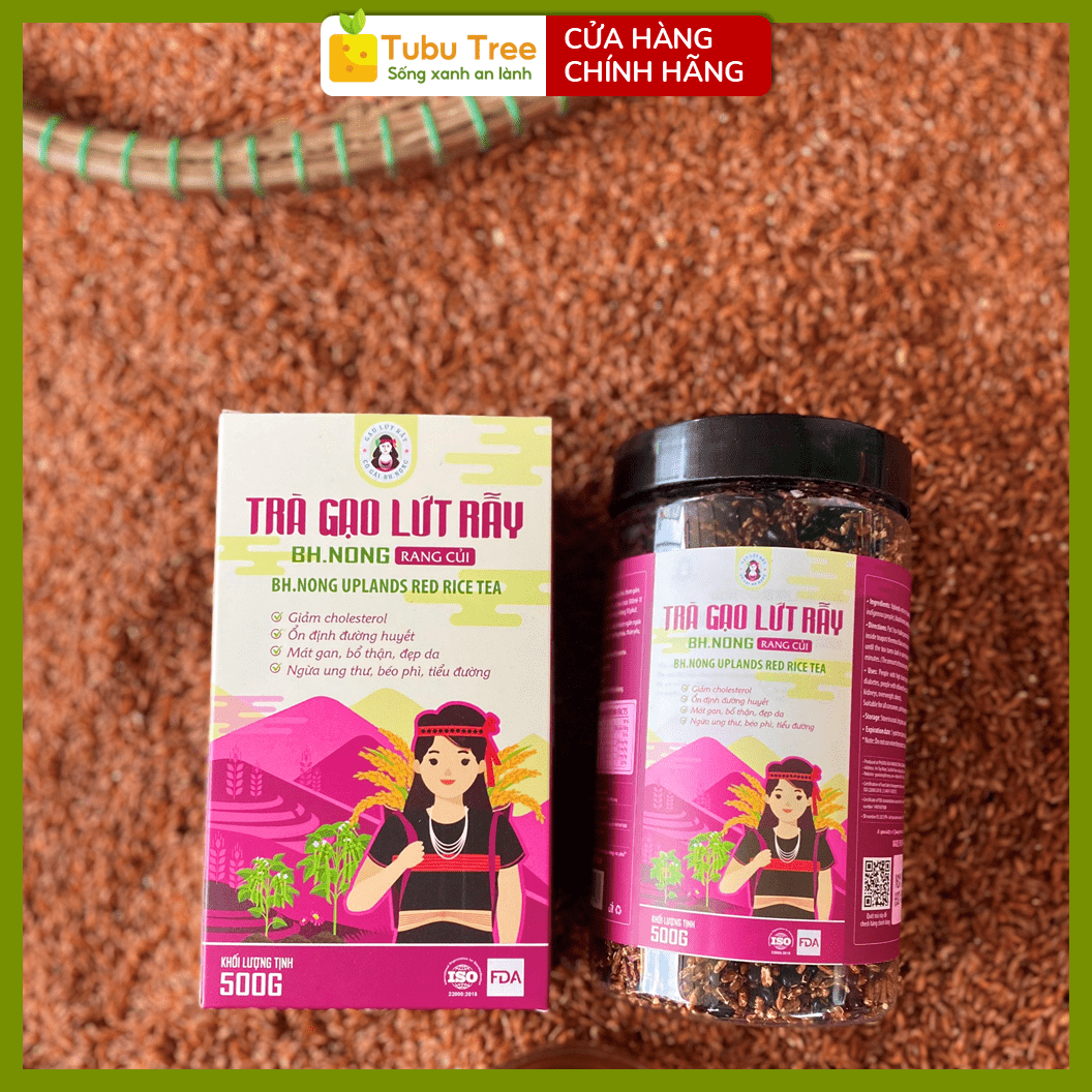 Trà gạo lứt rẫy BH.NONG