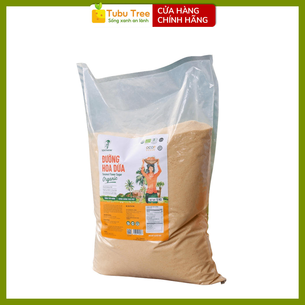 Đường Hoa Dừa Organic Sokfarm 5kg