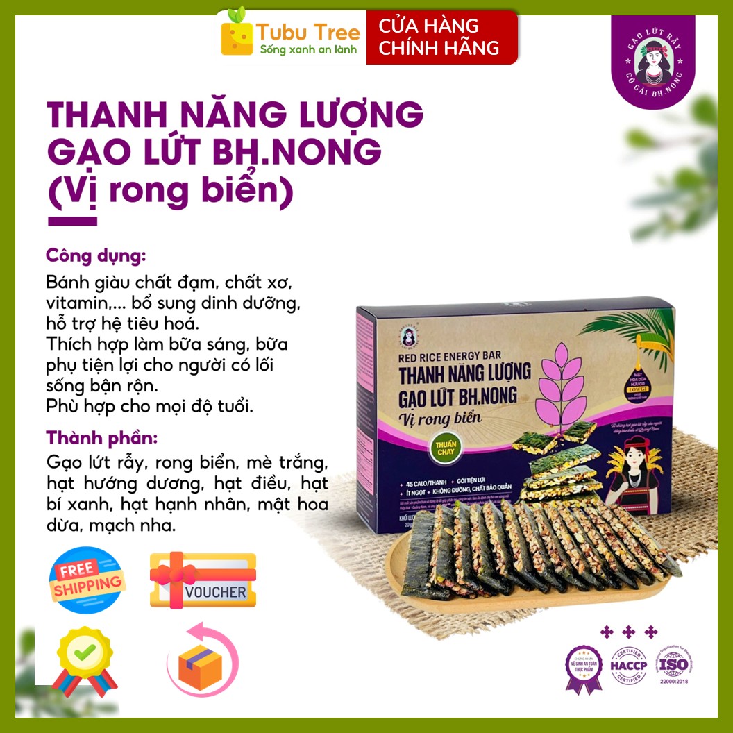 Thanh Gạo Lứt Rong Biển