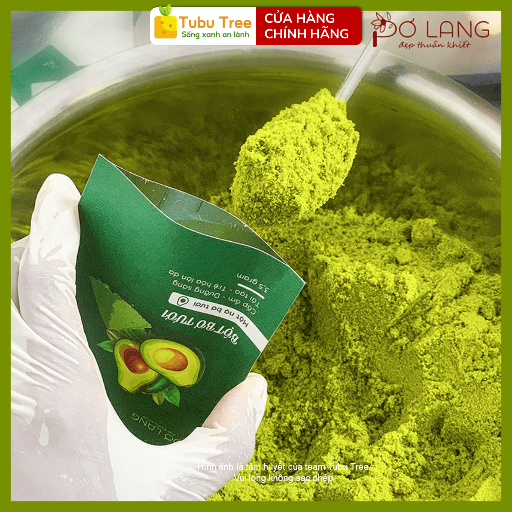 Mặt nạ bơ tươi Pơ Lang chính hãng Mặt nạ bơ tươi Pơ Lang chính hãng