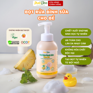 Bọt rửa bình sữa cho bé Pineboo