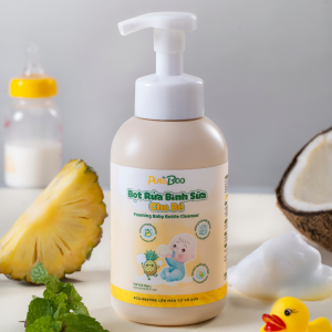 Bọt rửa bình sữa cho bé Pineboo