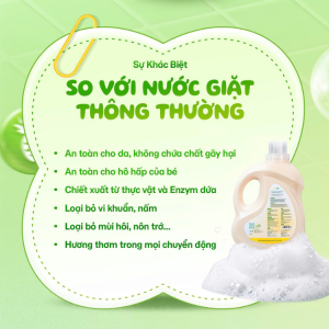NƯỚC GIẶT HỮU CƠ CHO BÉ PINEBOO