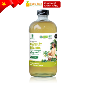 Giấm mật hoa dừa hữu cơ sokfarm